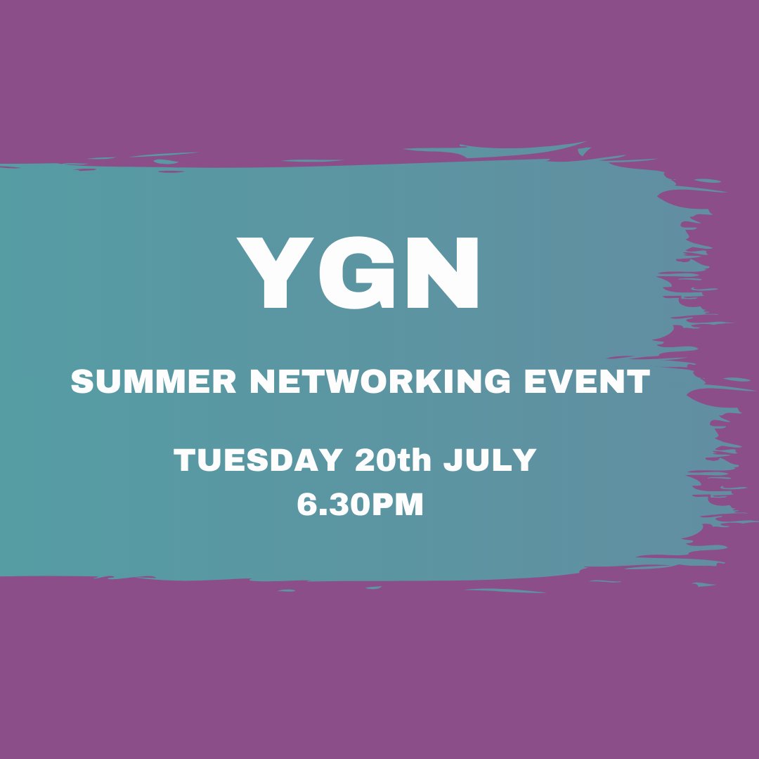 Have you got a ticket to our IRL Summer Networking Event yet? 
It's taking place tomorrow, and tickets are limited so make sure you get yours today 🥳☀️
ygnsummer.eventbrite.co.uk