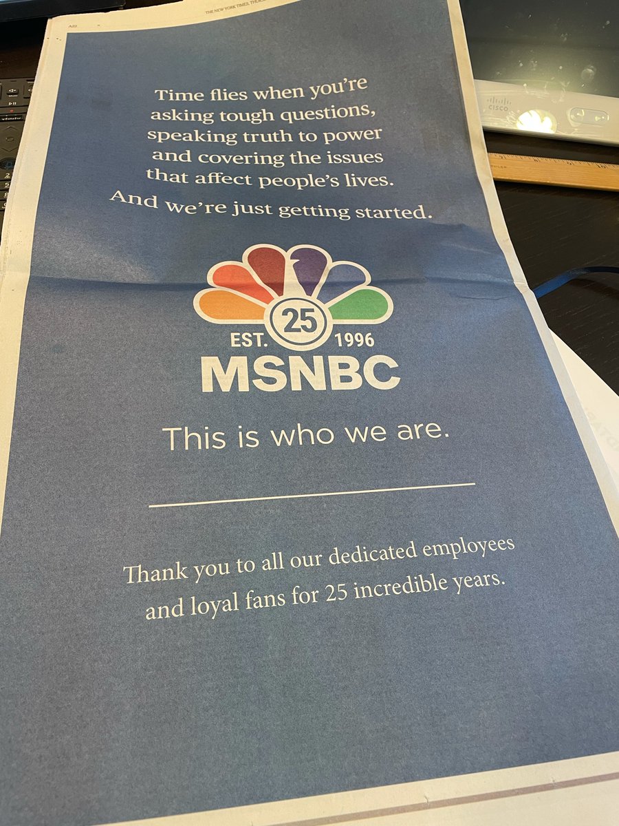 Happy anniversary, <a href="/MSNBC/">MSNBC</a>