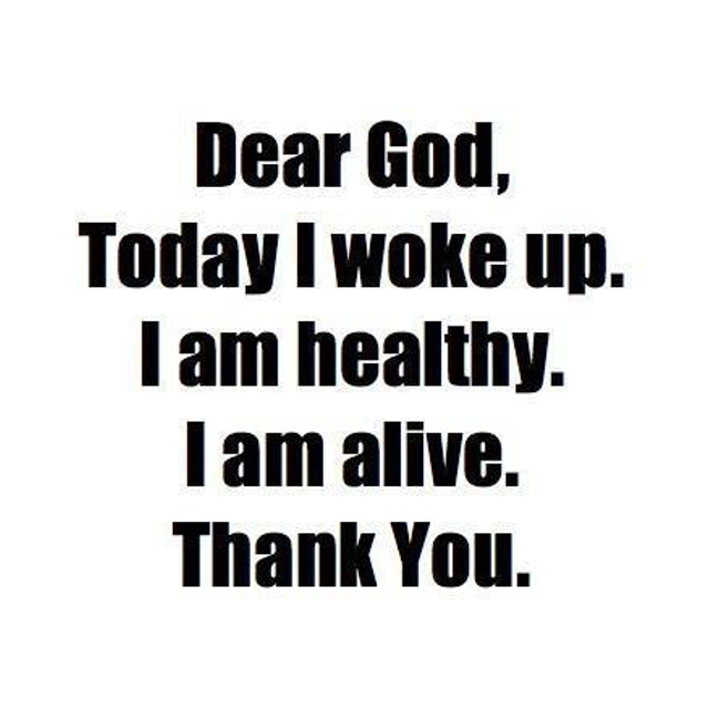 Praise Him for all the good in your life.