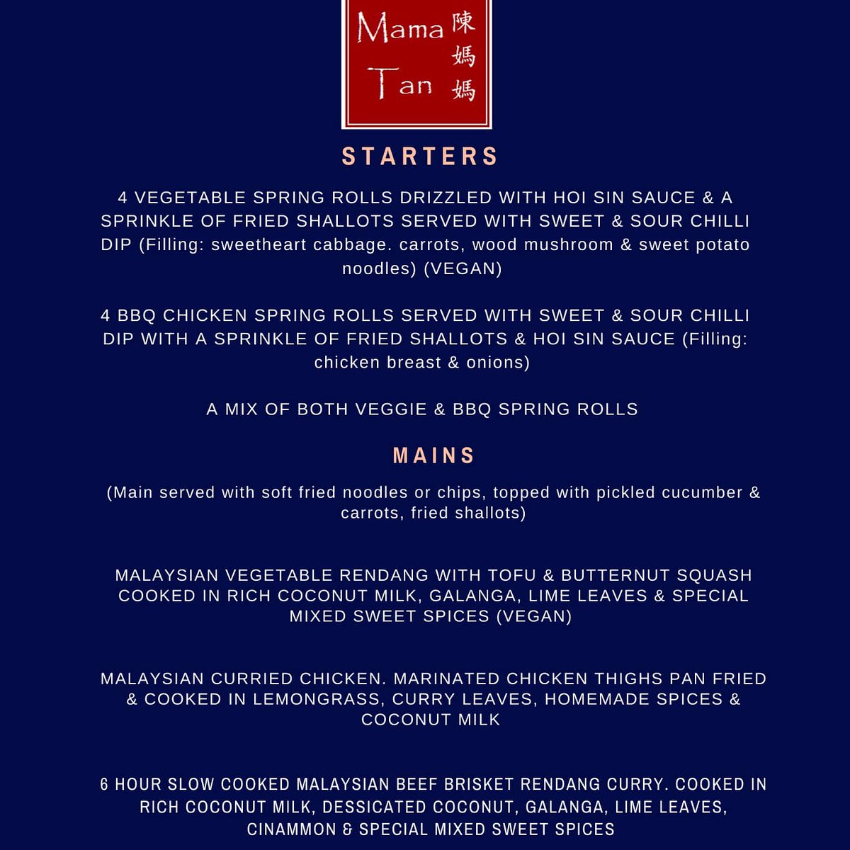 Good day folks! 

We are back @Stalybridge Buffet Bar &amp; Beerhouse tomorrow serving from 5 - 9pm.

Weather is looking good 🌞 so come to fill your belly with some tasty Malaysian grub and enjoy a pint or 2 or maybe 3 at the beer garden! 💕