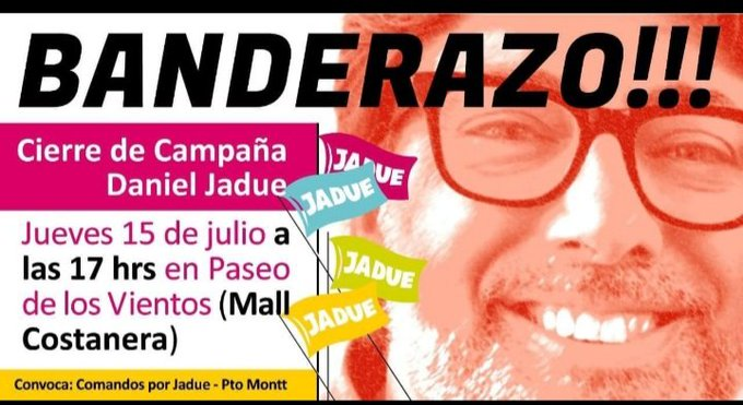 #PuertoMontt @PtoMonttxJadue #PuertoVaras #FelizJueves #JadueVenceraYSeraHermoso  #JaduePresidente2022 Cierre de Campaña ...Se siente, se siente Jadue Presidente¡¡💜💪🎶🎵