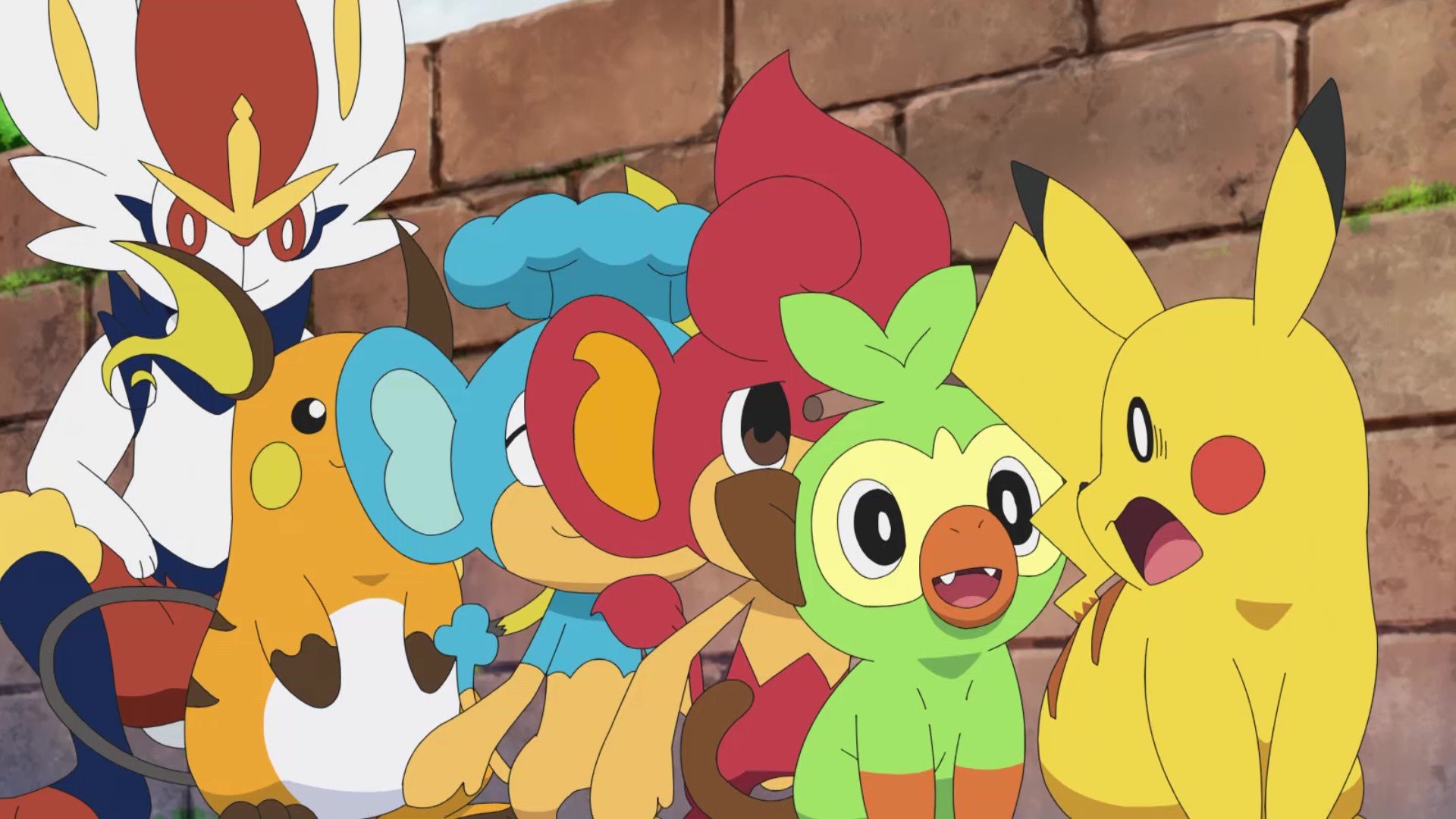 アニメ ポケットモンスター 公式 アニポケ ハイライト ピカチュウ をヘイチョーにして タイレーツの真似をした エースバーン ライチュウ ヒヤップ バオップ サルノリ こちらは息ピッタリ かな T Co Nfezdelhrs Twitter