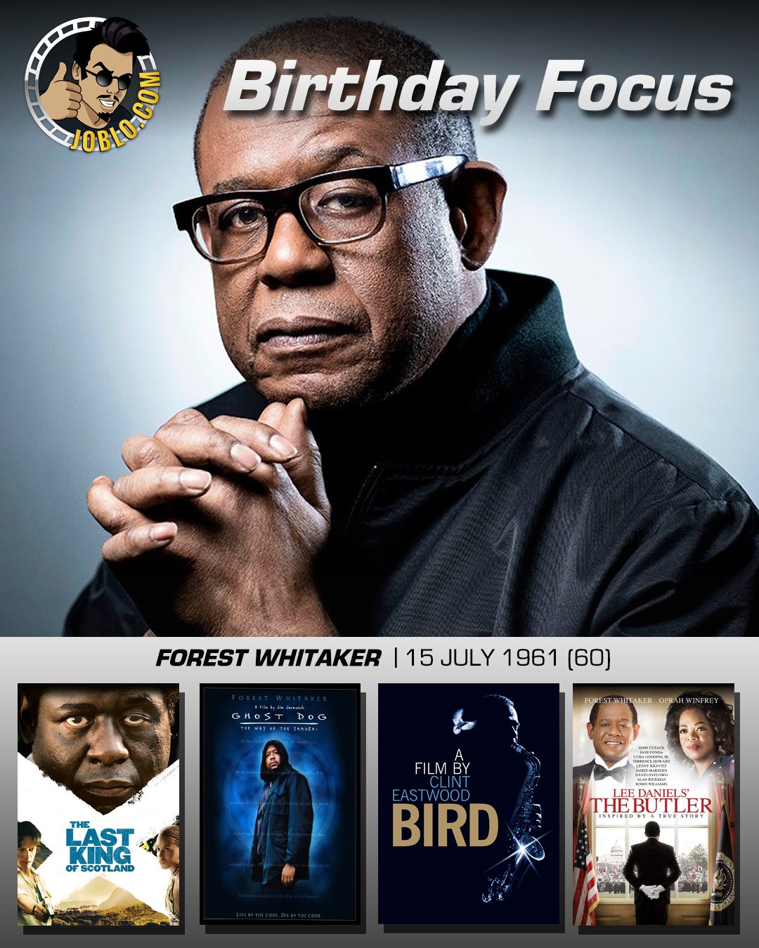 Wishing Forest Whitaker a very happy 60th birthday! 