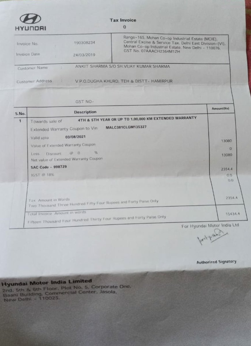 AnkitSh62349297's tweet photo. @HyundaiIndia This is the fifth time I am trying to bring this matter into your notice. My Creta's exhaust pipe element got holes by itself and car is covered under extended warranty. No relief given(punj Hyundai, hmr hp)and after 5 tweets no on contacted me Contact no:9418141538 https://t.co/MDx6yzzRCe