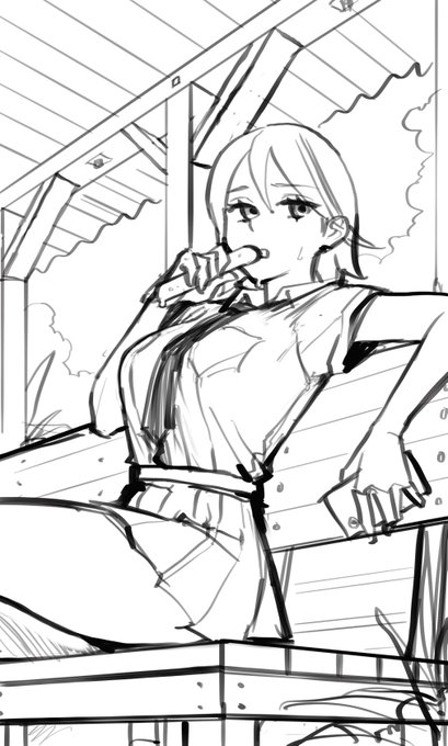 夏感jkバス停アイス 