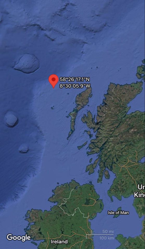 Wilson's Storm-petrel 68km/37nm N of St Kilda today from #RVCelticExplorer during #WESPAS survey. Details here ebird.org/checklist/S917… 
Just six records for Scotland listed by SBRC up to 2019 (but a few more reported in 2020). Pelagics will no doubt find more! #seabirds