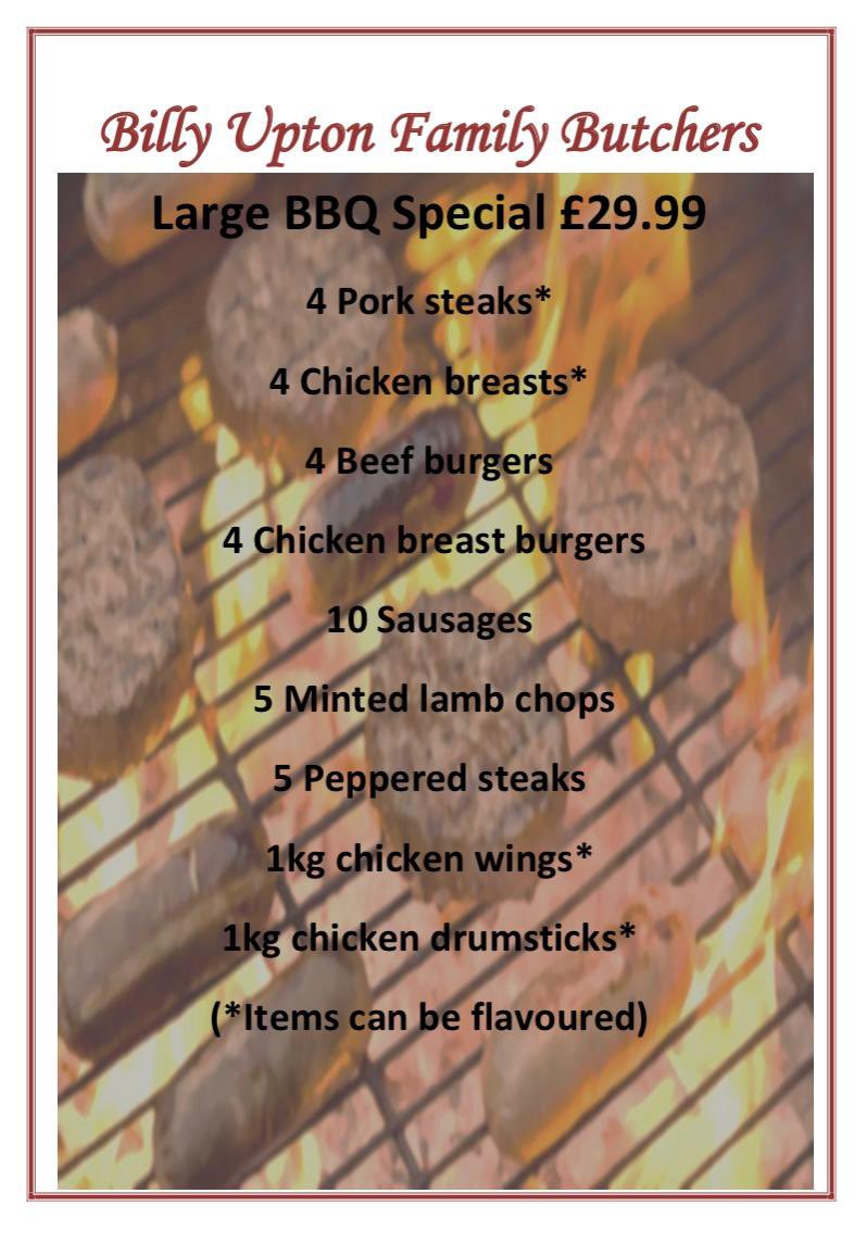 BillyUptons's tweet photo. Bbq packs flying out with this weekends weather!! Still slots available for collection and delivery! Get in touch guys ☀️☀️🥩🥩🚚🚚🍺🍺 https://t.co/S3oGuNyoh5