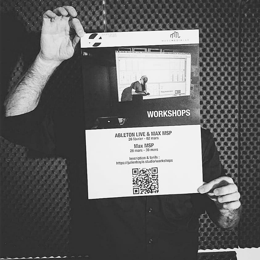 julienbayle's tweet image. Good memories. Nous faisions cette série de deux #workshops @ableton #abletonlive et @c74connect #maxmspjitter à #Marseille, début 2018, dans les locaux de #marsmedialab @urban__prod ⚡.
On recommence ?
.
.
.
#maxmsp #art #soundart #mars #afdas #forma… instagr.am/p/CRWTnUOBPKT/
