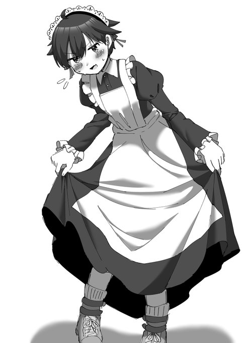 #おうつちの絵 
「ご、ご主人さまぁ‥‥?」 