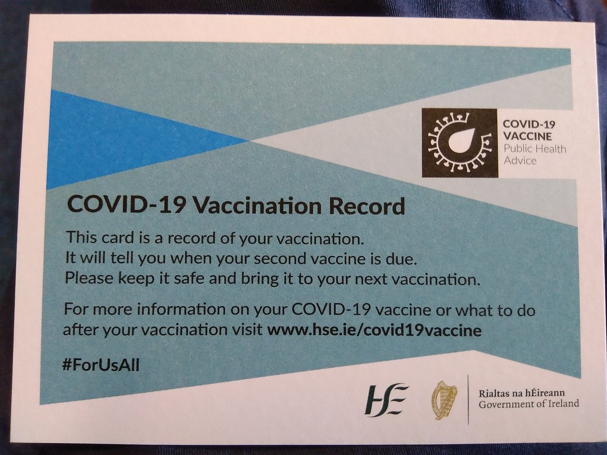 Just got second dose of #COVID19 vaccination. Thanks to all here at Limerick Racecourse for incredible work! <a href="/HSELive/">HSE Ireland</a>  #ForUsAll