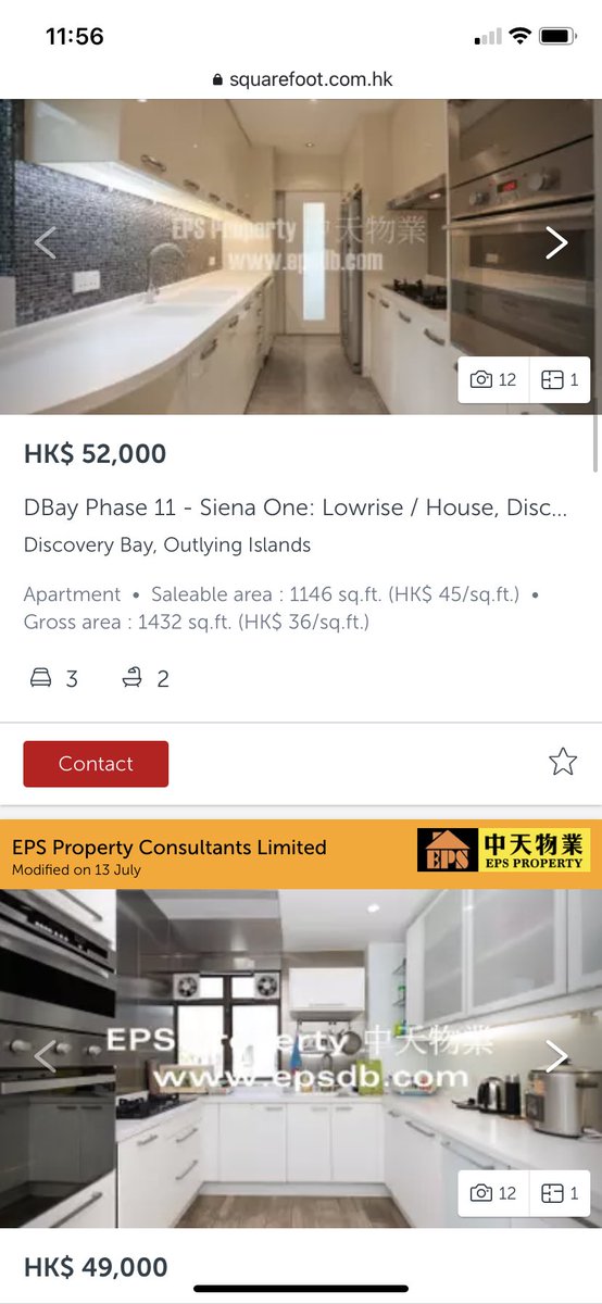 @NaomiSimone Rich ppl in Hong Kong live in areas like Discovery Bay, apartments cost over $5k a month and they’re not even that big. And this is only a tiny part of HK (Hong Kong is already small asf)