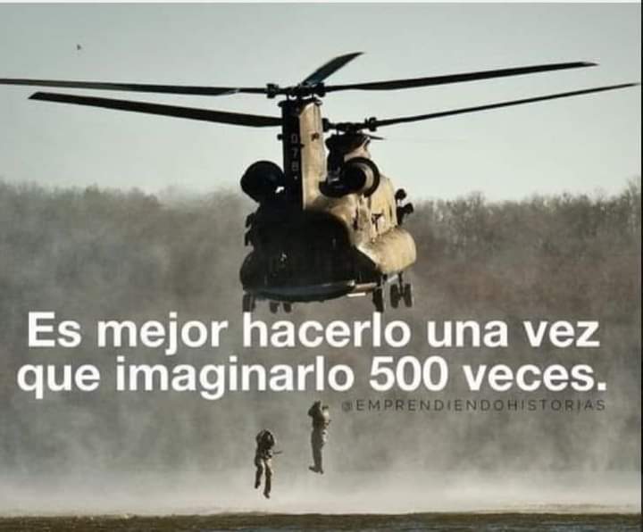 Sin miedo.