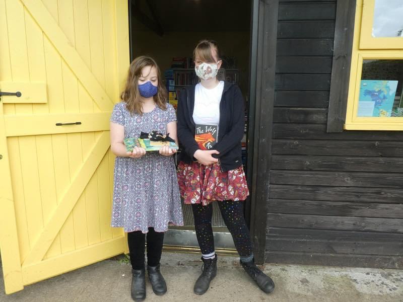 And here they are, Alys and Maya spending their winnings. Maya won the over 12’s art competition and Alys won the under 12’s poetry, under 12’s short story AND came 2nd in the under 12’s art competition for #IndieBookshopWeek. Well done both fantastic achievement.