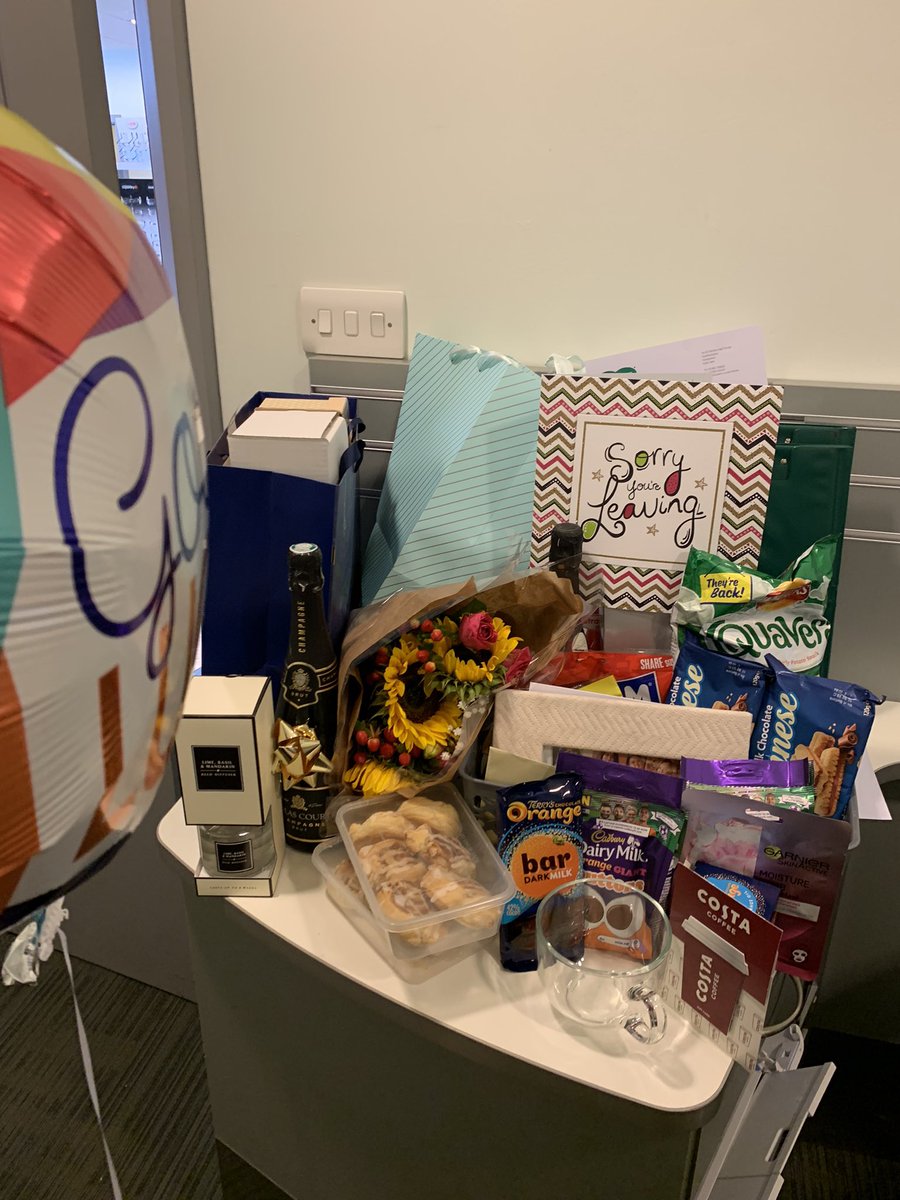 Last day at work today, spoilt 🥺❤️