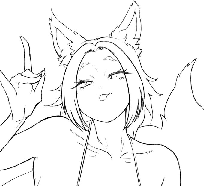 #WIP
線画描くの時間かかり過ぎる問題 