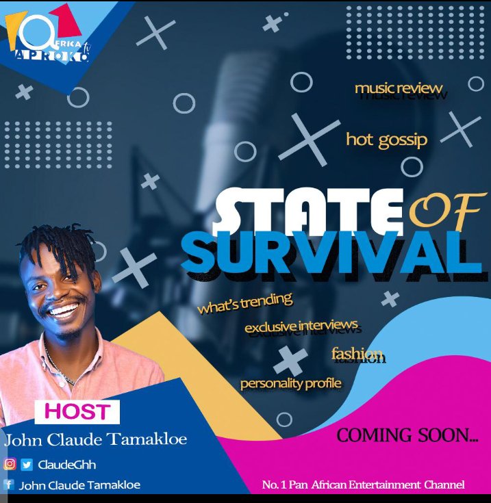 STATE OF SURVIVAL : Soon Come With My Gee And Your One And Only John Claude Tamakloe  Of @BeenieWords Also Known As JCT or Oxygen Of Publicity.

 #musicreview #hotgossip #personalityprofile #whatstrending #exclusiveinterviews #fashion #no1panafricanentertainmentchannel