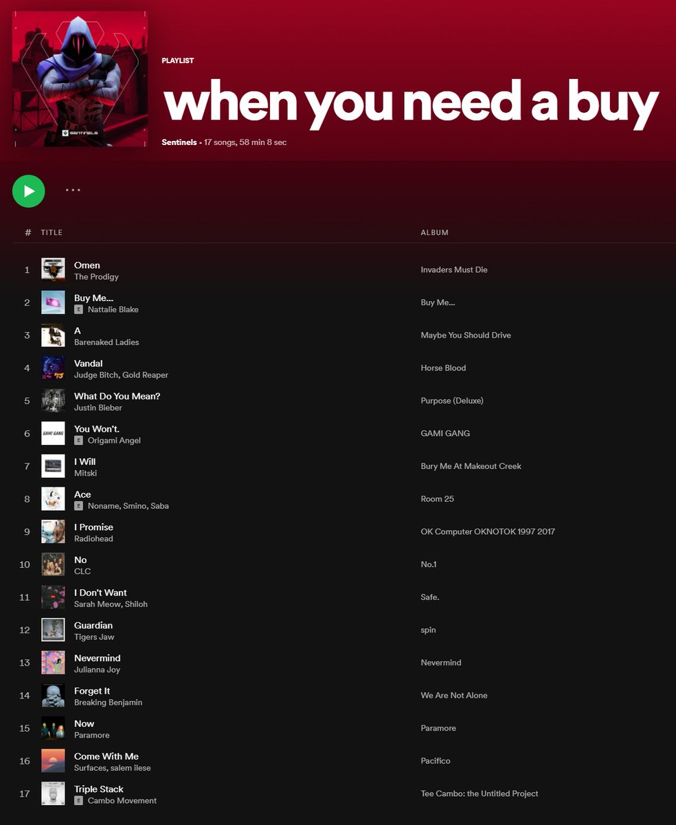 Sentinels's tweet photo. Wrote a playlist for the selfish teammates in ranked. https://t.co/UkKK27a96i