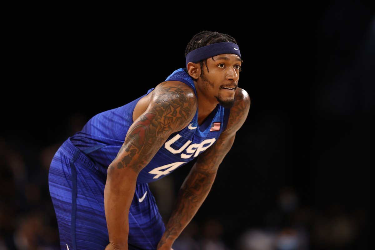 BleacherReport's tweet photo. Team USA is working to replace Bradley Beal ahead of Tokyo Olympics after he entered into health and safety protocols, per @wojespn https://t.co/x0cR3ljUqo