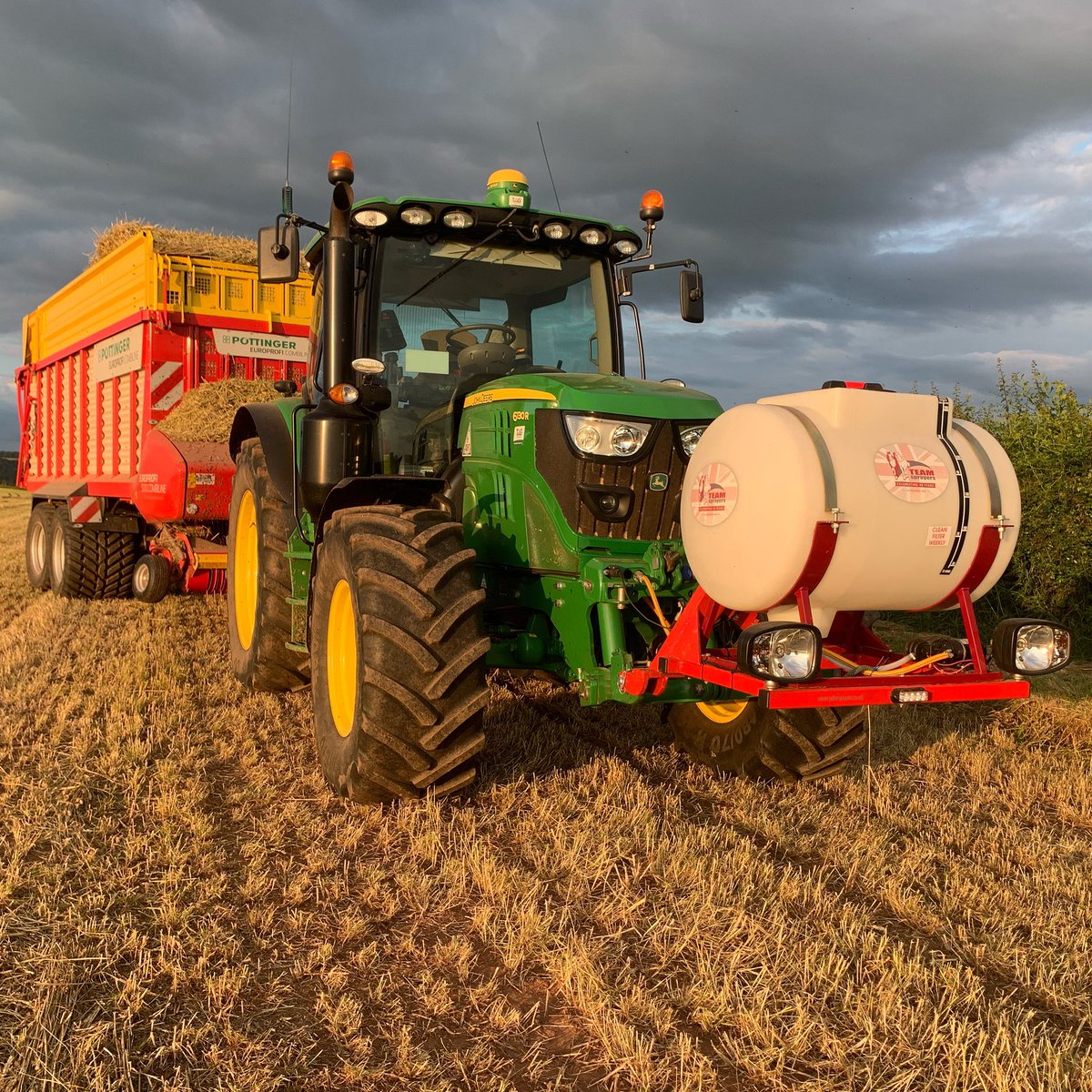 Wholecrop grass and wheat destined for dairy goats and beef cattle #winterfeed #foragewagon #summerevenings #Herefordshire