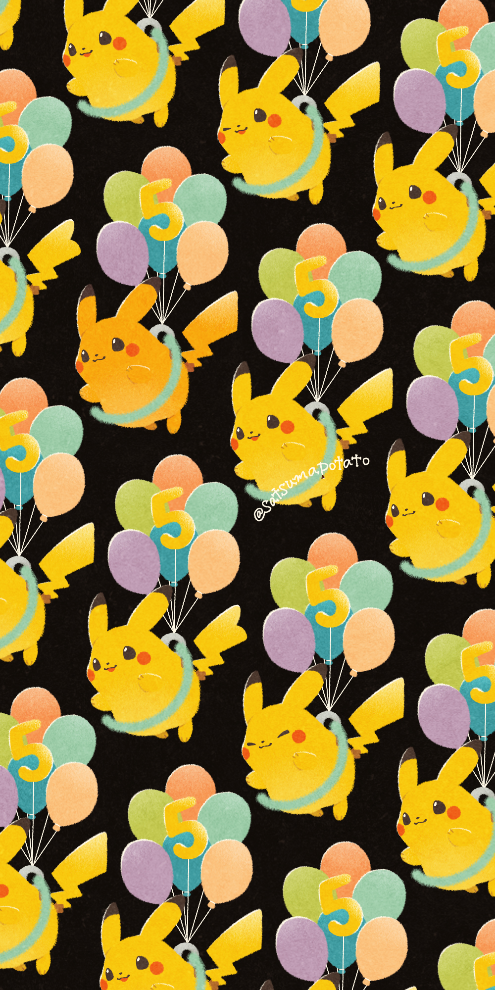 芋子 ポケgo5周年イベお疲れ様でした 風船ピカチュウのじたばたするモーションがかわいくて好き T Co E6pawjeusa Twitter