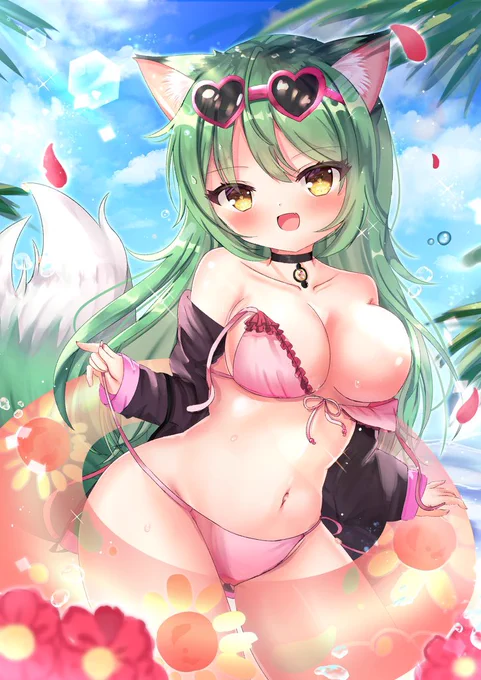 #一次創作絵師拡散フェス01
夏なので涼しくなれそうな絵を(*'ω`*) 