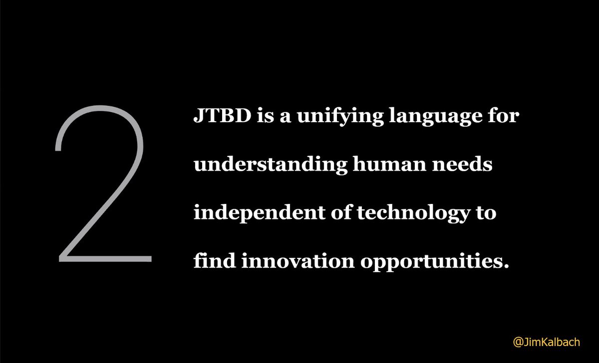 we_are_Nomensa's tweet image. 'JTBD is a unifying language for understanding human needs independent of technology to find innovation opportunities.'

@JimKalbach at @CollaborateConf 

#CollaborateVirtual #JTBD