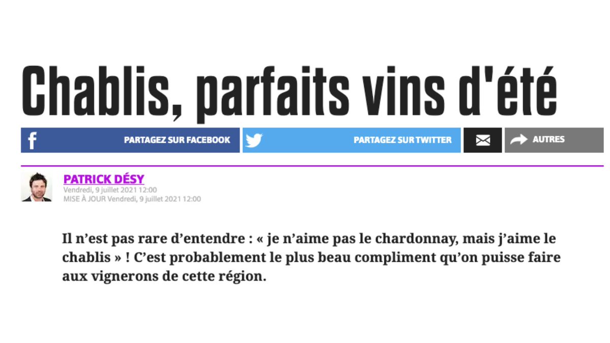 vinsdechablis's tweet photo. Merci @PatDesy pour son article sur les parfaits vins d'été que sont les vins de #Chablis dans @JdeMontreal
➡️ https://t.co/8koNvUUcV3
🇨🇦 Retrouvez aussi les vins de Chablis @LaSAQ_officiel
#lachablisienne #nicolaspotel @DomaineLaroche #corinneetjeanpierregrossot https://t.co/Vgv8HlB6Bl