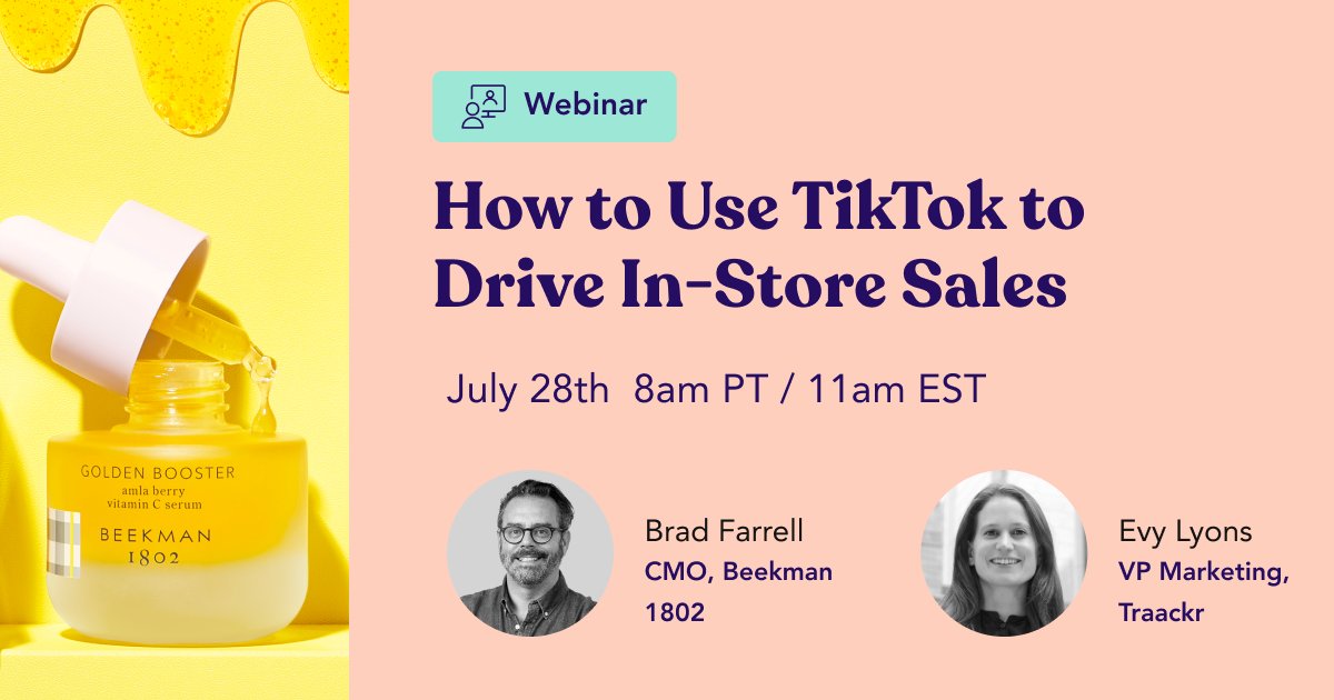 Register here: https://traackr.zoom.us/webinar/register/7416261166100/WN_hC1rHXKoTBGkWtjeqotARA