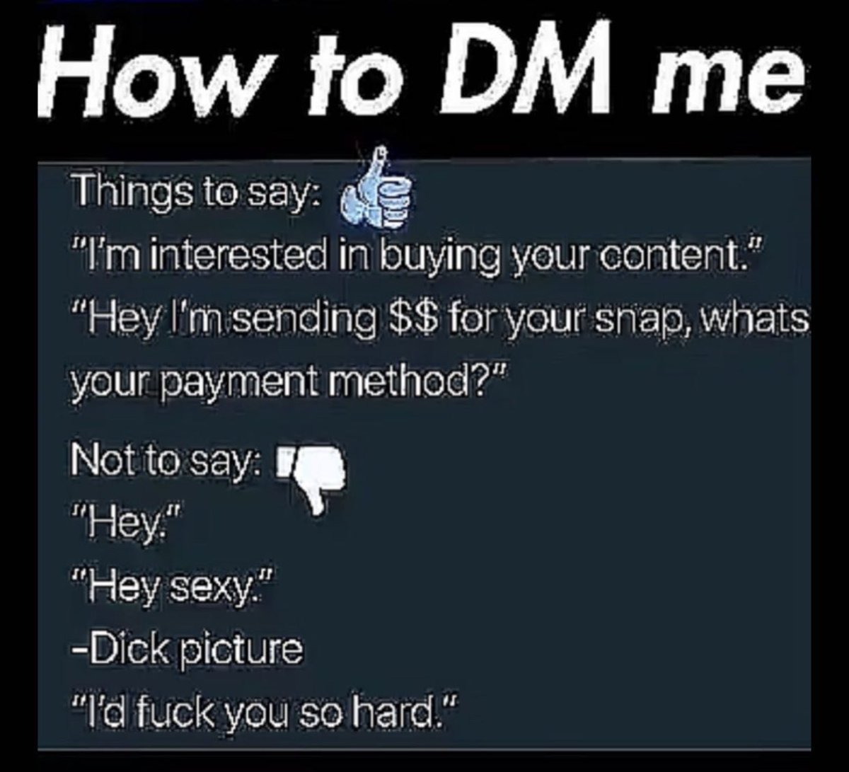 MsAlaniSweets's tweet photo. Simple. Pay first 💰 then we can play after 😌 https://t.co/svVI2Dg3rQ