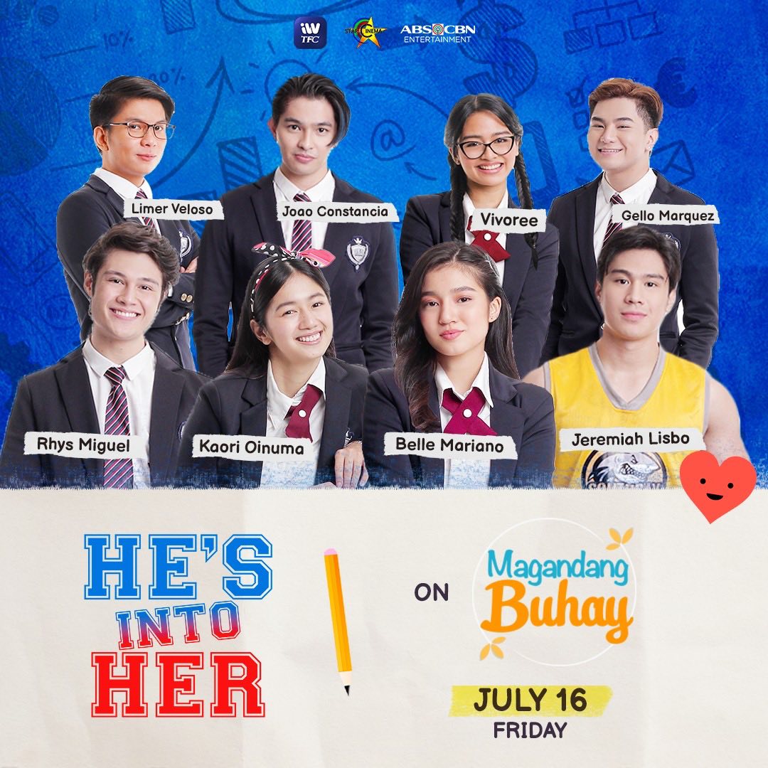 Wake up good vibes tomorrow because our #HesIntoHer squad is on #MagandangBuhay! HOO-HAH! HIH you! 🐻