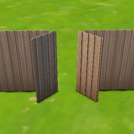 SimsMobileFans2's tweet photo. How to make gate ways using Peak Pallet Fence! Hehe… https://t.co/9zYVTsjkpj