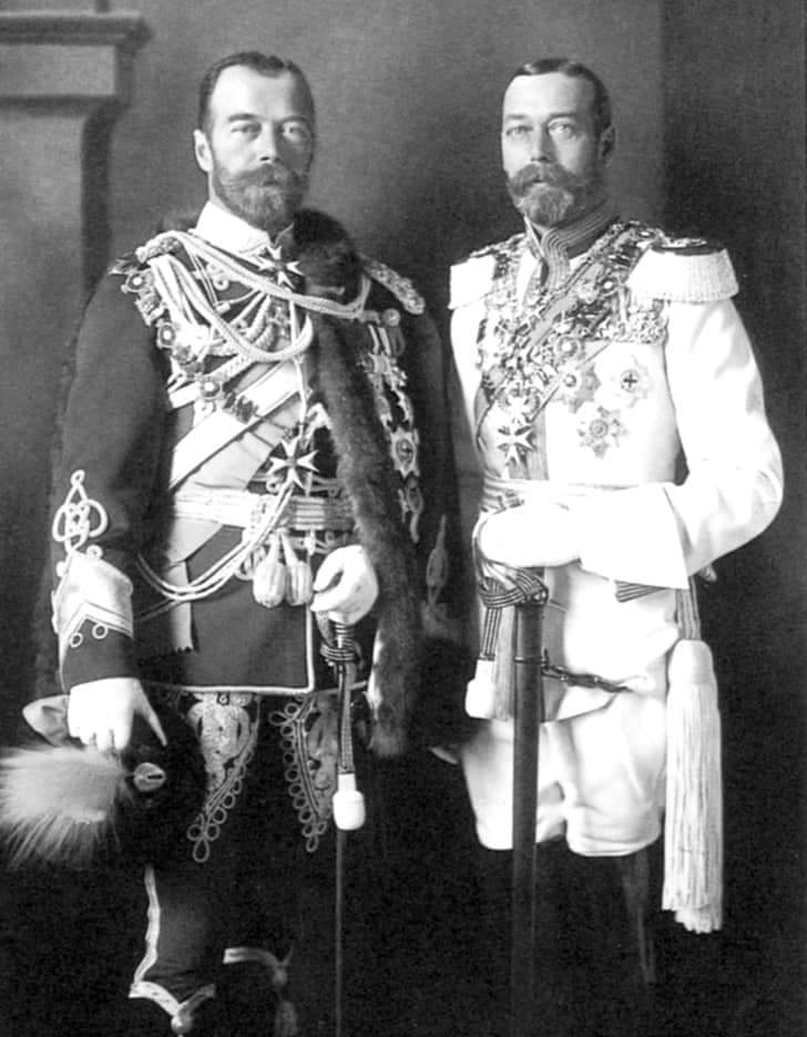 archeohistories's tweet photo. Tsar Nicholas II of Russia and George V of England. The cousins..

#archaeohistories https://t.co/gcvaiGo9cr