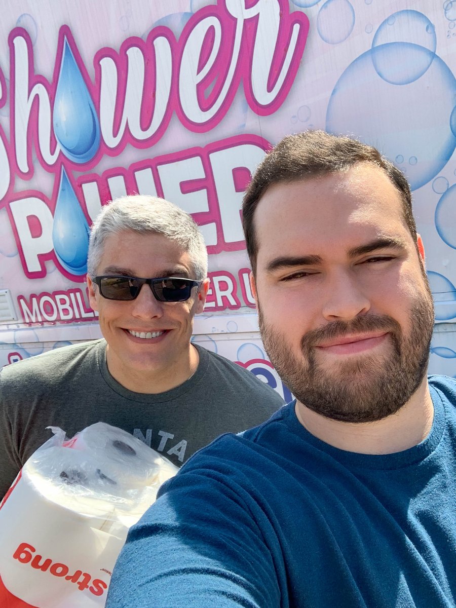 madgsocial's tweet photo. We're very proud to donate some goods we collected to Shower Power for #GiveSomethingAwayDay. Their mission is to restore dignity to the Jackson Metro Area, one shower at a time. Learn more about this great organization and get involved at https://t.co/VvxI4Auk57. #GoBeLove https://t.co/0gvYoRfBSl