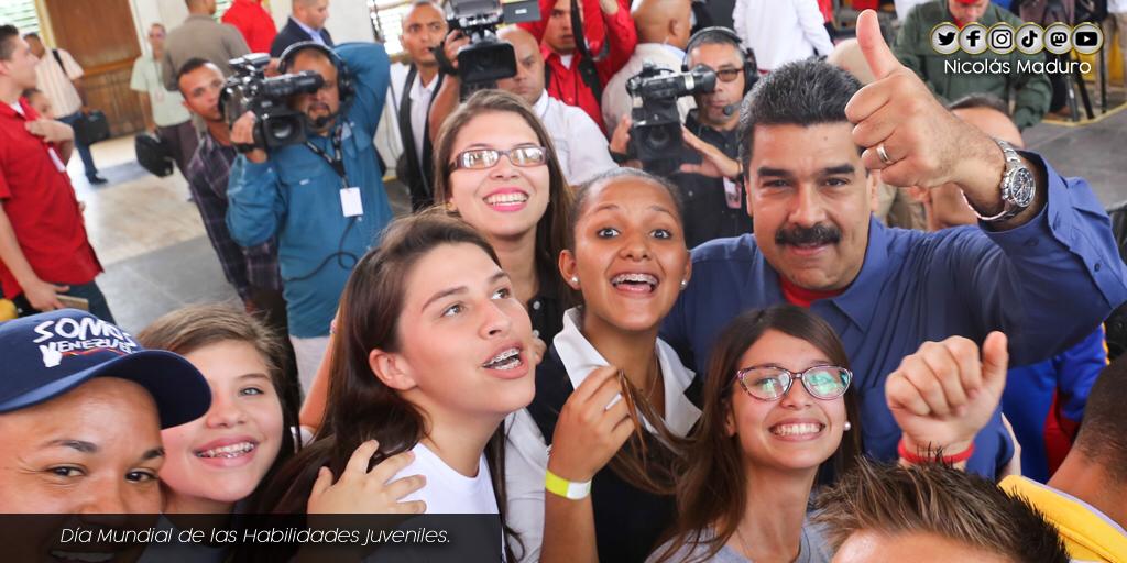 En el Día Mundial de las Habilidades Juveniles, quiero reconocer la ardua lucha de la generación de oro que construyen con conciencia y creatividad, la nueva Patria Productiva. Es admirable la voluntad y la fuerza demostrada por nuestra muchacha, para resistir y vencer.