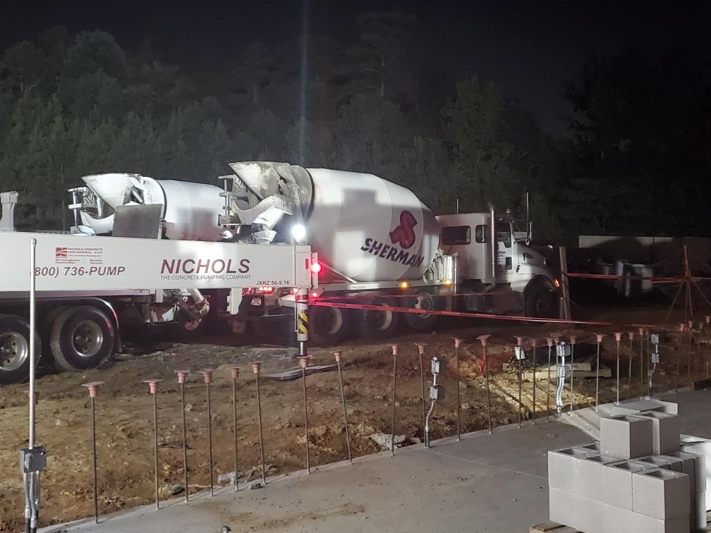 gunscrubber's tweet photo. Concrete bright and early with the Sherman team! https://t.co/AYSXuvqkWv