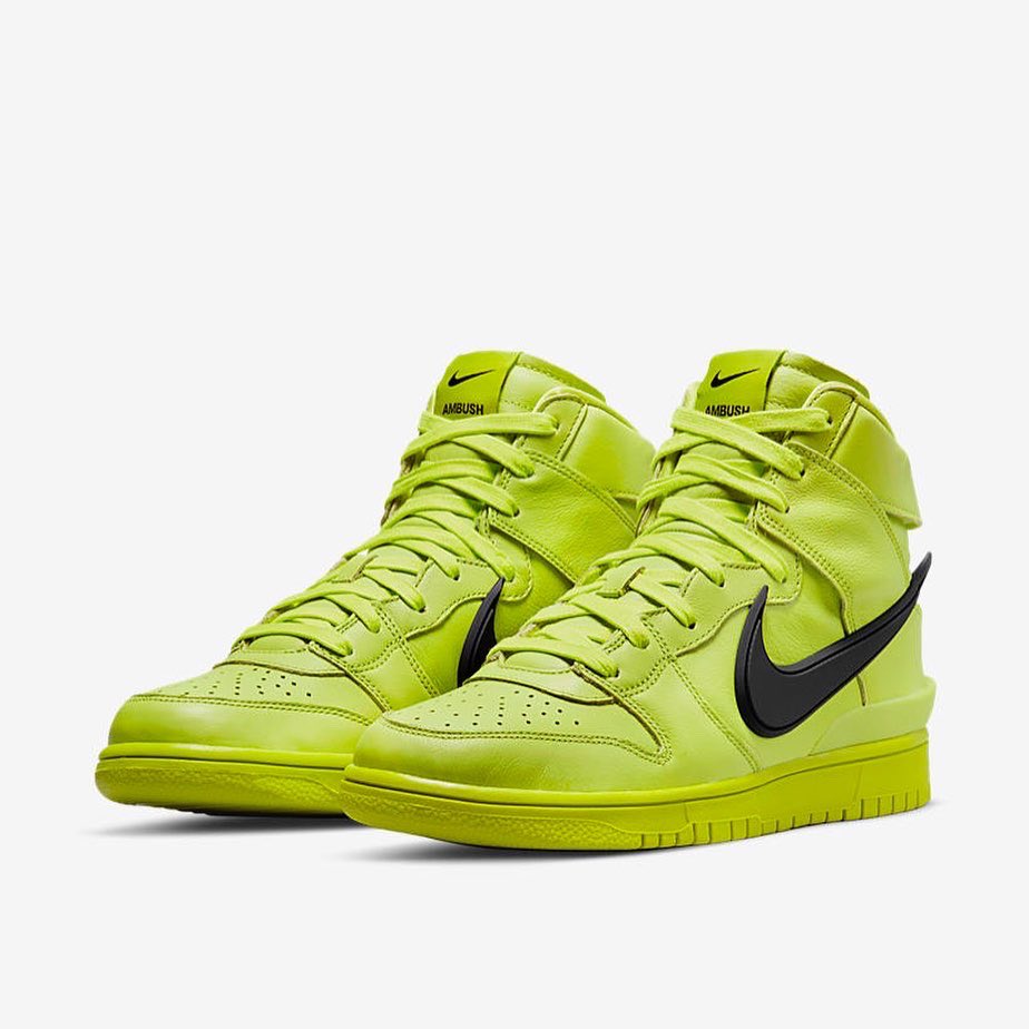 CFinestKickz's tweet photo. AMBUSH x Nike Dunk High 'Flash Lime'
Official Images https://t.co/CGSqlaRe3a