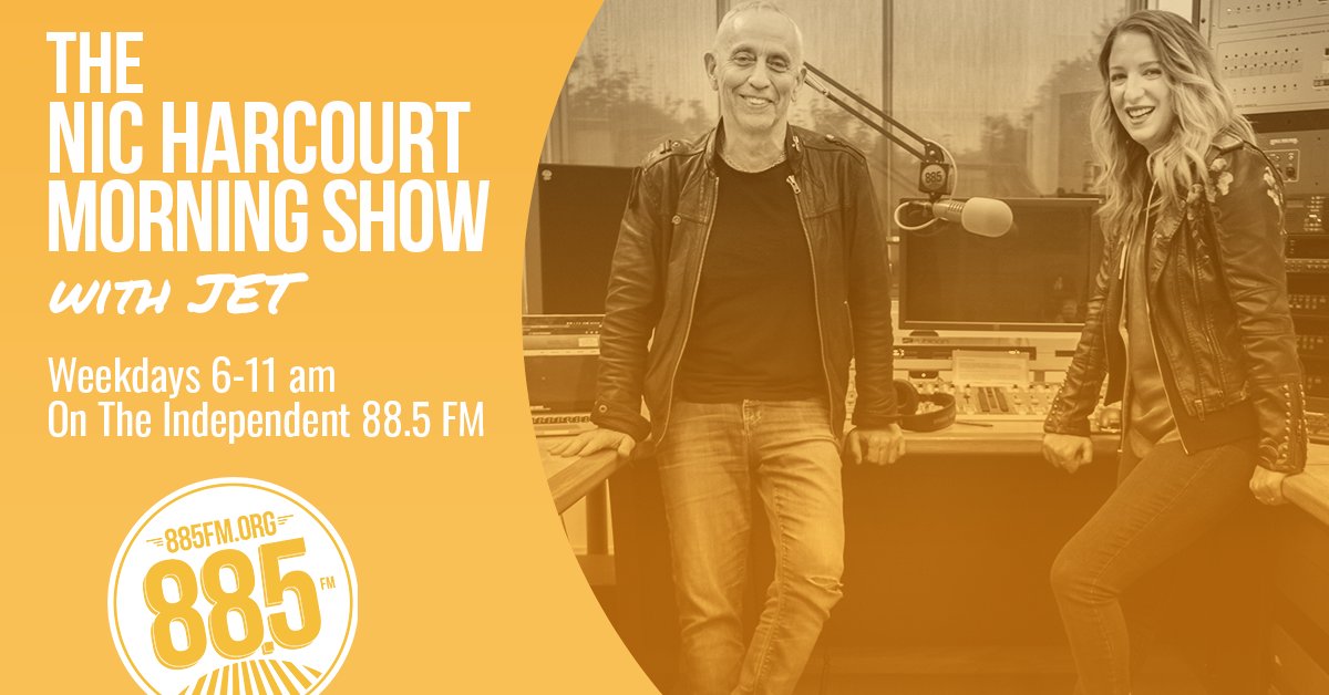 TheSoCalSound's tweet photo. Today's @NicHarcourt Morning Show with @Jet_Ontheair:
8:15 & 10:15a #FreshSqueezedTrackoftheDay - “On Top” by @DanCroll
9:15a #LatinAltTrackoftheDay - “Not In The Cards” by @TheRedPears
9:45a #NicsPick - “Joshua Tree” by @JesikavonRabbit
& #JasonNutter https://t.co/zID7xHHwyu