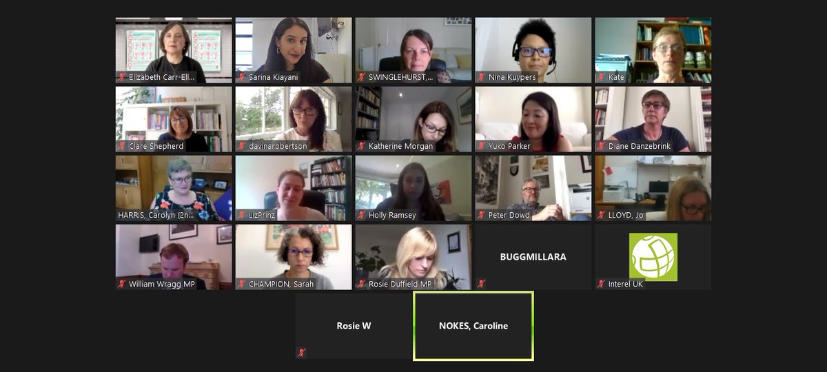 Today we held the first session of our inquiry, on experiences and perceptions of Menopause. Many thanks to <a href="/ThisisDavina/">Davina McCall</a> <a href="/50Sense/">50Sense (LizzieCarrEllis)</a> @Dianedanz <a href="/BLKMenopause/">Black Women in Menopause ™️</a> and Kate Evans for taking the time to speak to us today and provide some fantastic insight into Menopause experiences.