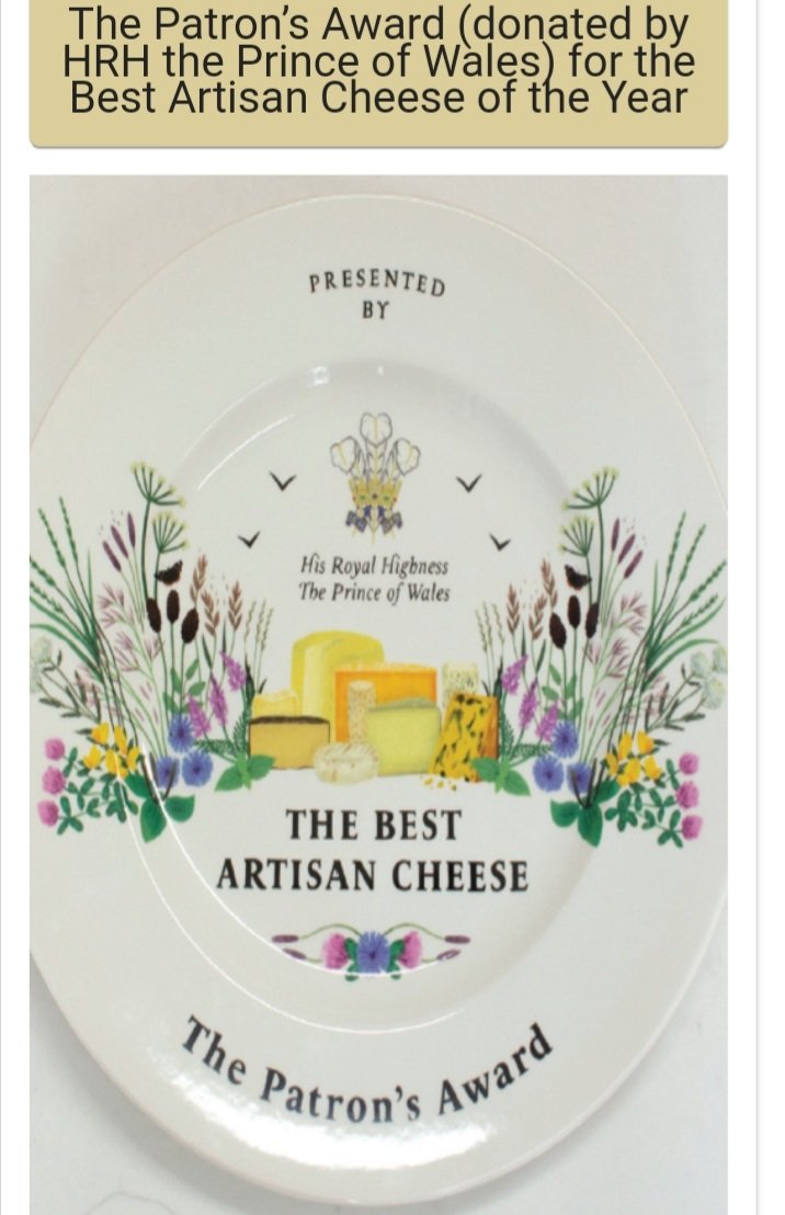 We are both humbled and honoured to receive this very special award from The Specialist Cheesemakers Association in the UK. #specialistcheesemakersassociation #cais