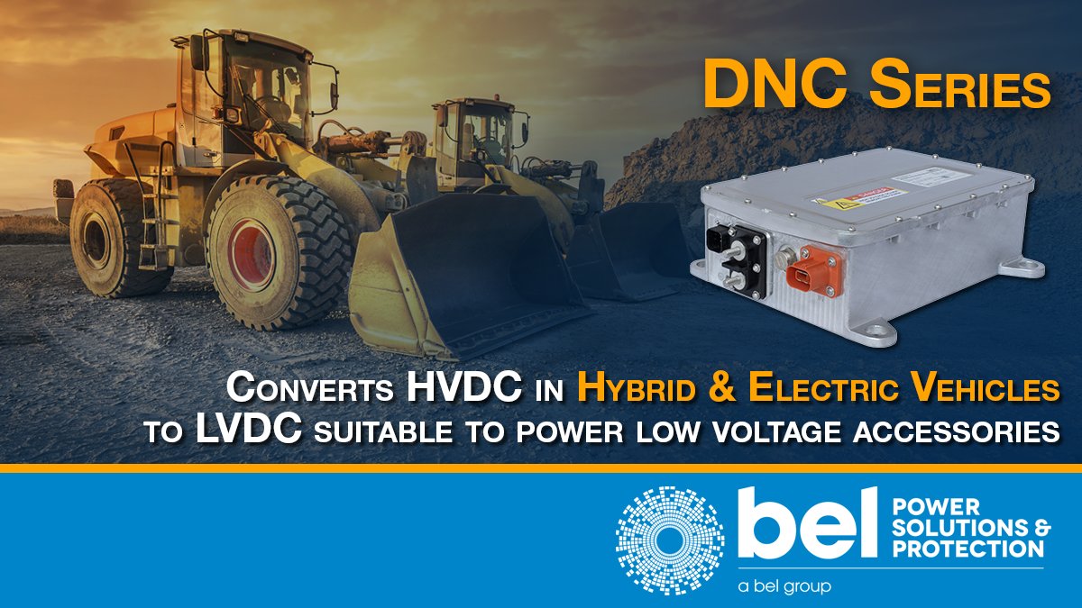 DNC40 Series are 4 kW DC-DC down converters that replace traditional alternator in hybrid electric &amp; pure electric vehicles. LEARN MORE:bit.ly/36B3zpd #ElectricVehicles #EV #HybridVehicle #HEV #eMobility <a href="/BelFuseInc/">Bel Fuse Inc.</a>