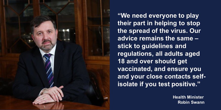 “We need everyone to play their part in helping to stop the spread of the virus. Our advice remains the same – stick to guidelines and regulations, all adults aged 18 and over should get vaccinated, and ensure you and your close contacts self-isolate if you test positive.” 