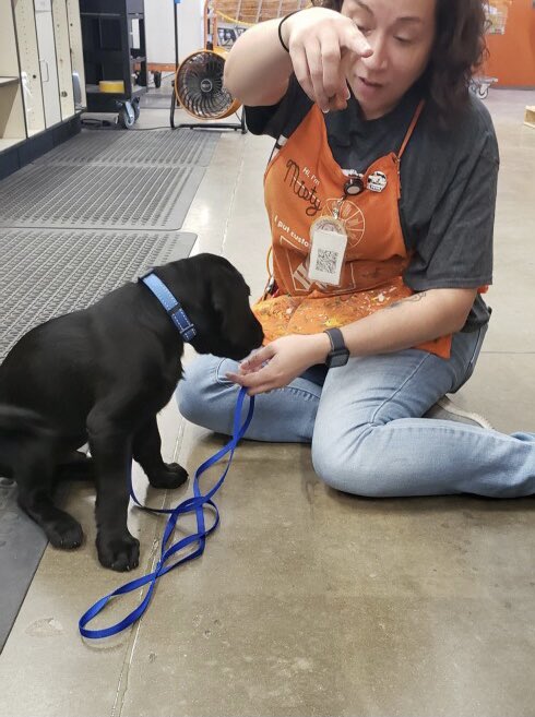 When a customer asks you to watch their 9 week old puppy so they can run back out to their car, you do it! #puppysitting #ilovemyjob <a href="/6935Depot/">6935 Middleburg Home Depot</a> <a href="/MichaelTrebony/">Michael Trebony</a> <a href="/JohnsMinnie/">minnie owen</a> <a href="/RayBoyett6935/">Ray Boyett</a> <a href="/SarahFarrellTHD/">Sarah Farrell</a>