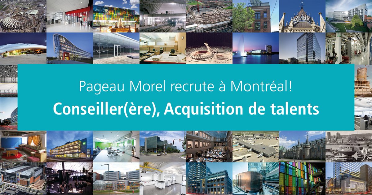 PageauMorel's tweet photo. Un poste de conseiller(ère), acquisition de talents est disponible à notre bureau de Montréal!
Pour en savoir plus : https://t.co/Yck6K5Xemv https://t.co/QccYvEuJwD