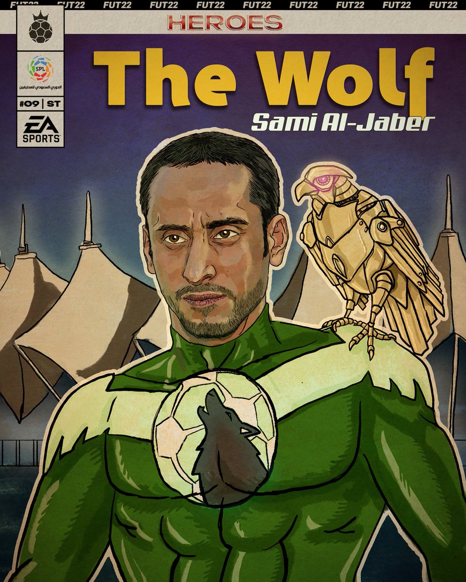 easportsfcde's tweet photo. Ein Nationalheld, und jetzt auch ein #FUT Hero. 🇸🇦👊 @SamiAlJaber gehört zu den ersten FUT Heroes. 

Nur in #FIFA22: https://t.co/QSXcKVe11x https://t.co/f3l6gbQNYS