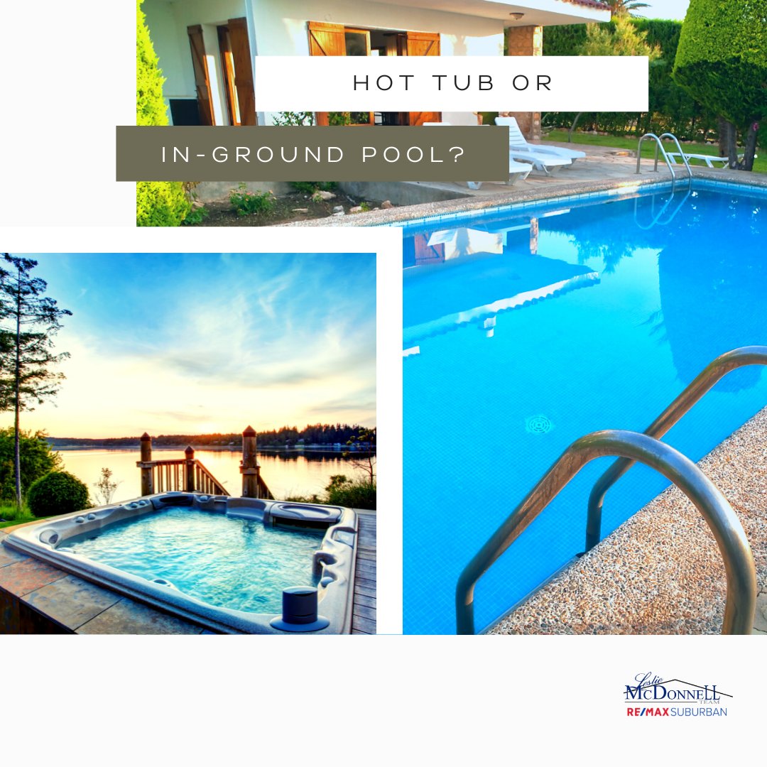 #ThisorThatLuxury

#WouldYouRather have a #HotTub or an #InGroundPool??

#hottub #ingroundpool #pool #homechoices #realestate #realestatelife #realestateteam #chicago #wisconsin #remaxagents #lesliemcdonnellteam #listingsbyleslie #remaxhustle