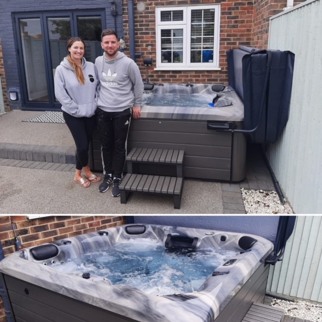SpafixServices's tweet photo. Take a look at our July installs so far this month... Two very happy customers with their Erebus I spas! 🤍

Who needs a summer holiday when you have one of these in your back garden? 🪴

#gardenhottubs #luxuryspas #staycation #valueformoney #buymaintainenjoy https://t.co/EPgaxeMu5p