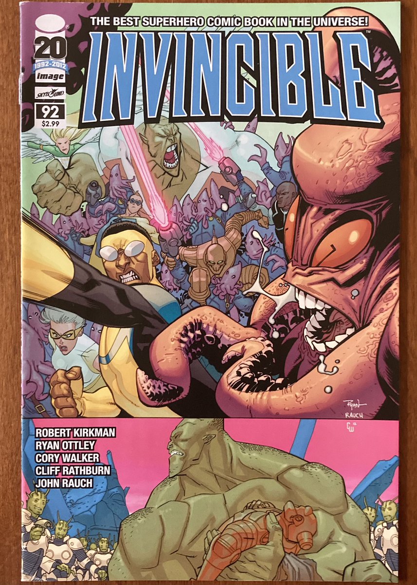 Invincible #92 June 2012 by Robert Kirkman, Ryan Ottley, and Cory Walker #I...