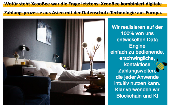 Wir haben das XcooBee System realisiert, um den #Workflow bei Bestellungen in Restaurants und In-Room Services lückenlos digital &amp; hürdenarm, fälschungssicher abzubilden.
Unser Ziel für Ihr Unternehmen: mehr Umsatz auf der gleichen Fläche mit weniger Personal- und #Geldeinsatz