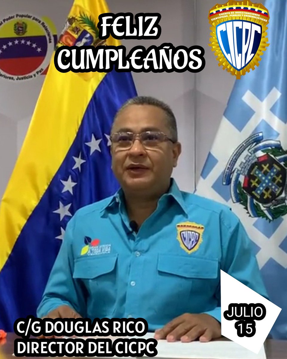 Cicpc0078's tweet image. 🎂 Feliz Cumple años 🎂 C/G DOUGLAS RICO, Dios 🙏 todo poderoso lo bendiga.
@douglasricovzla 
@redip_los_andes_cicpc  
@tuamigotua 
@Deletachira
instagram.com/p/CRWitsvoWDk/…